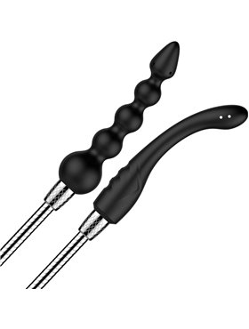 Набір анальних насадок для душу Nexus Advanced Shower Douche Duo Kit – Black, 2 шт (м'ята упаковка!!!)