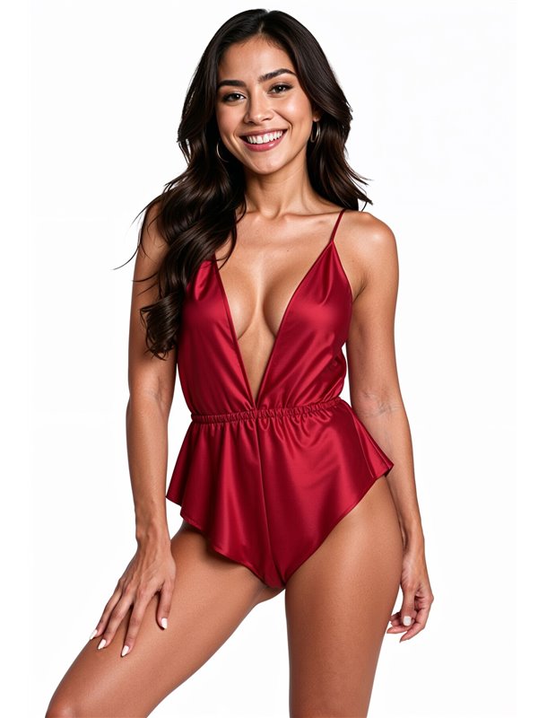 Боді Passion SENSIE BODY burgundy XL