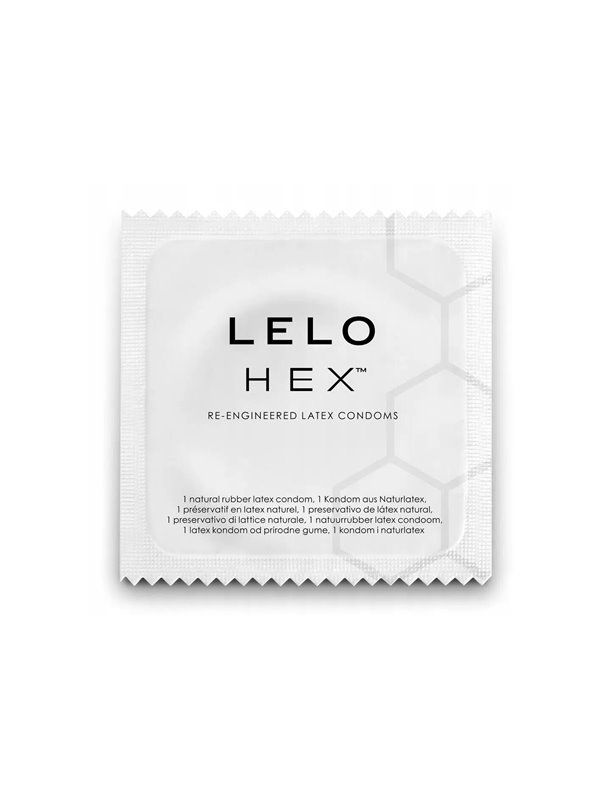 Презерватив LELO HEX Condoms Original Sachet SX2842 Lelo (Швеція) фото - Luxbikini