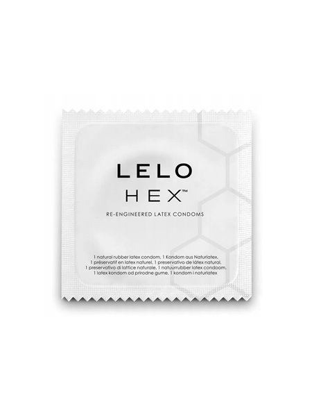 Презерватив LELO HEX Condoms Original Sachet SX2842 Lelo (Швеція) фото - Luxbikini