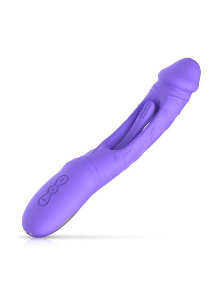 Вібратор Good Vibes Only - Flax Vibrating Dildo with G-Spot Stimulator