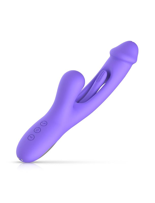 Вібратор-кролик Good Vibes Only - Tess Rabbit Vibrator with G-Spot Stimulator