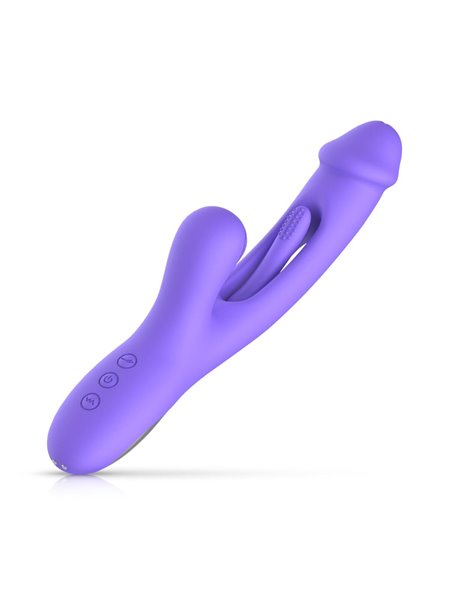 Вібратор-кролик Good Vibes Only - Tess Rabbit Vibrator with G-Spot Stimulator