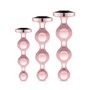 Набір анальних іграшок Rosy Gold - Metal Butt Plug Set 3 Pieces