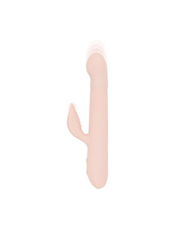 Вібратор-кролик Good Vibes Only - SHAI Thrusting Vibrator Soft Silicone - Pink