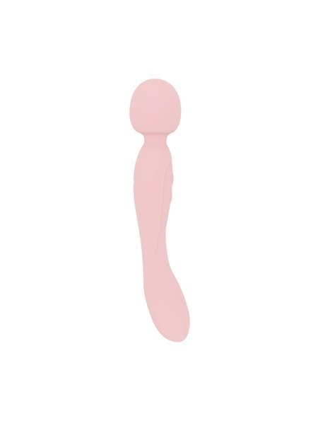 Вібромасажер Good Vibes Only - SIMI Double-Sided Wand Vibrator Soft Silicone - Pink
