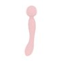 Вібромасажер Good Vibes Only - SIMI Double-Sided Wand Vibrator Soft Silicone - Pink