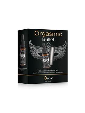 Набір Orgie Orgasmic Bullet: збуджувальні краплі та віброкуля