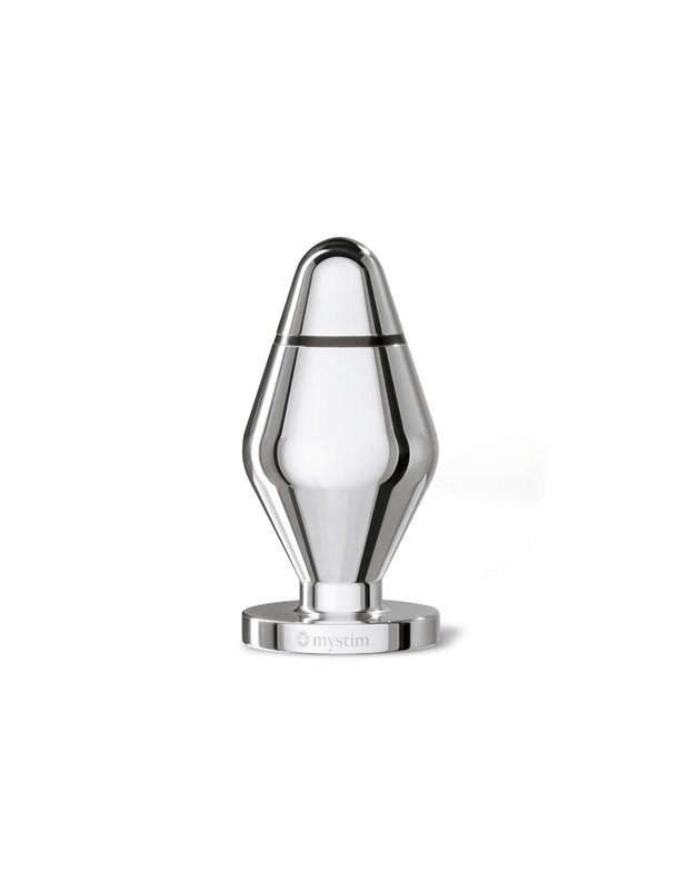 Металева анальна пробка Mystim Little John для електростимулятора, діаметр 4см