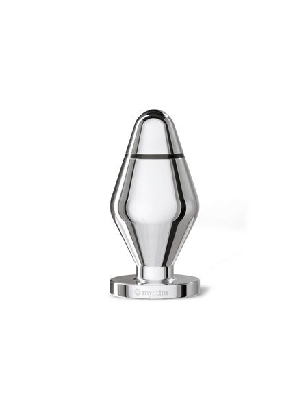 Металева анальна пробка Mystim Little John для електростимулятора, діаметр 4см