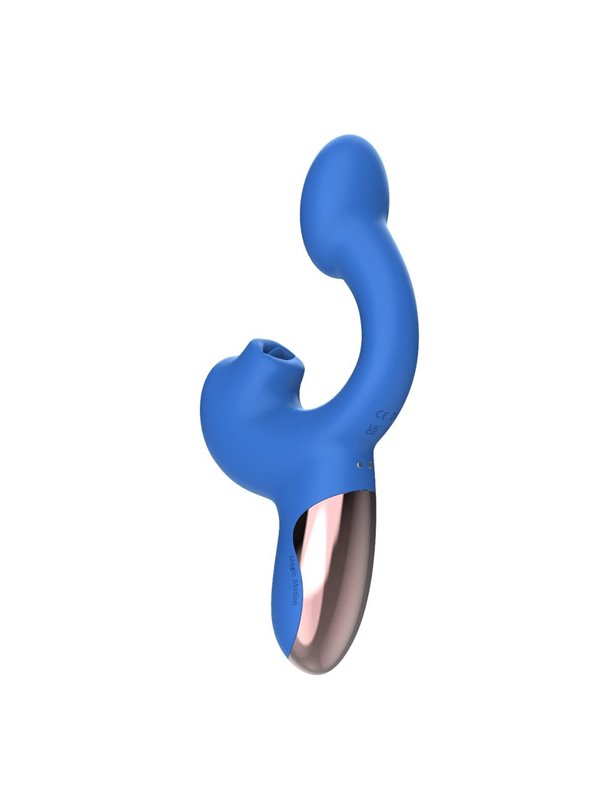 Смарт-вібратор Magic Motion Ponder Blue, подвійна стимуляція, віброяйце+язичок для клітора