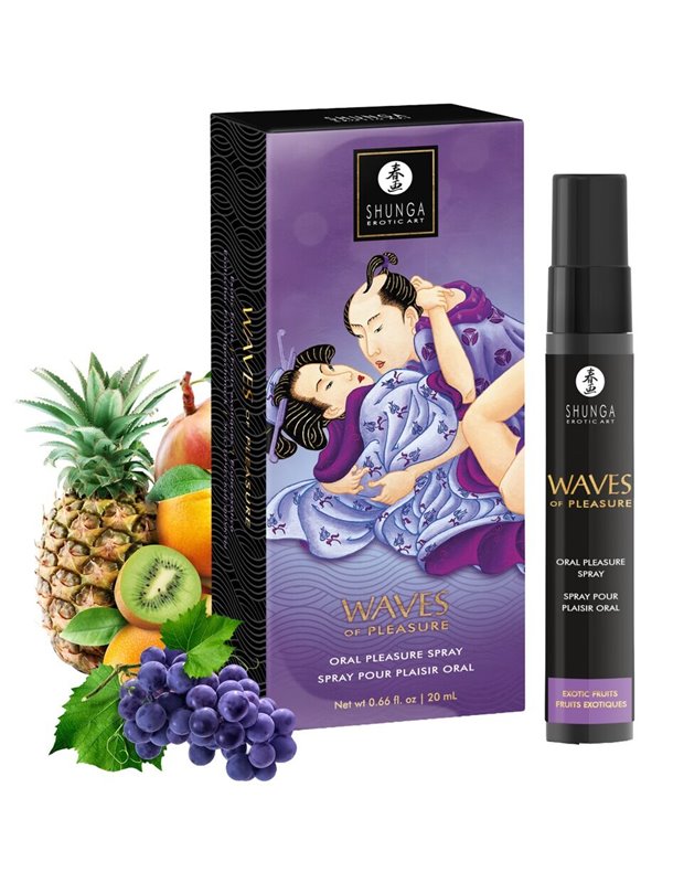 Спрей для посилення слиновиділення Shunga Waves of Pleasure Exotic Fruits