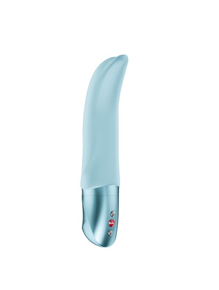 Вібратор для точки G Fun Factory Diva Dolphin Ice Blue, 10 режимів роботи, на батарейках