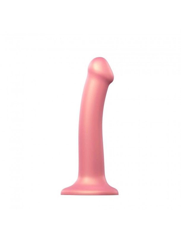 Насадка для страпону Strap-On-Me Mono Density Dildo Rose M (м'ята упаковка!!!)