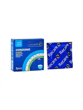 Презервативи Recare Classic Condoms 3 шт, класичні