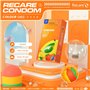 Презервативи Recare Color Fruit Flavour Condoms 12 шт, аромати: м'ята, банан, полуниця