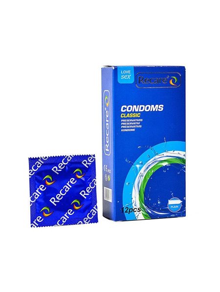 Презервативи Recare Classic Condoms 12 шт, класичні