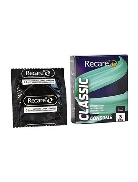 Презервативи Holographic Recare Classic Condoms 3 шт, класичні