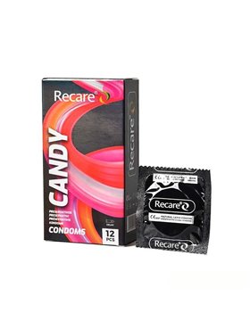 Презервативи Holographic Recare Delay Candy Condoms 12 шт, пролонгувальний ефект, цукерковий аромат