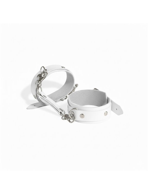 Наручники із екошкіри Art of Sex - Eva, колір білий