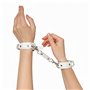 Наручники із натуральної шкіри Art of Sex - Eva, колір білий