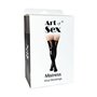 Лаковані панчохи зі шнурівкою Art of Sex - Mistress, чорні, розмір S