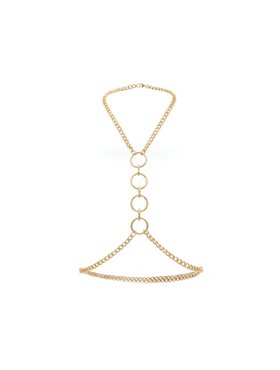 Металева портупея Art of Sex - Mango, колір золото, XS-2XL