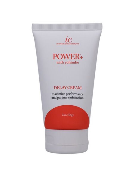 Потужний крем-пролонгатор Doc Johnson Power+with Yohimbe Delay Cream, екстракт Йохимбе, 56 г