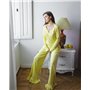 Піжамний костюм-трійка "Nicoletta" (кофта+шорти+штани) тканина трикотаж Жовтий 5180 QC фото - Luxbikini