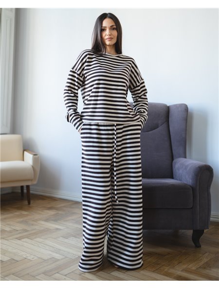 Домашній костюм "Nadine" тканина трикотаж петля 5176 QC фото - Luxbikini