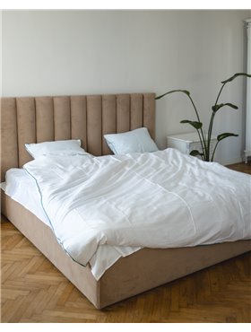 Постільний комплект "Кант" тканина преміальний Сатин (розмір євро) 5140 QC фото - Luxbikini