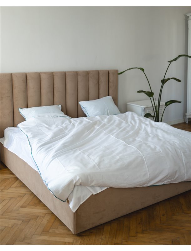 Постільний комплект "Кант" тканина преміальний Сатин (розмір євро) 5140 QC фото - Luxbikini