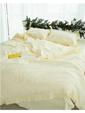 Постільний комплект "Vanilla" тканина преміальний Ранфорс (розмір євро) 5130 QC фото - Luxbikini