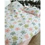 Постільний комплект "Квіти" тканина преміальний Ранфорс (розмір євро) 5127 QC фото - Luxbikini