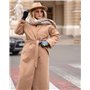 Жіноче пальто з кашеміру преміум якості Бежевий 5075 QC фото - Luxbikini