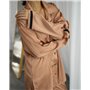 Жіноча піжама "Victoria" тканина шовк Армані Бежевий 5118 QC фото - Luxbikini