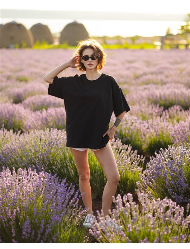 Футболка "Casual" тканина кулір Чорний 4888 QC фото - Luxbikini