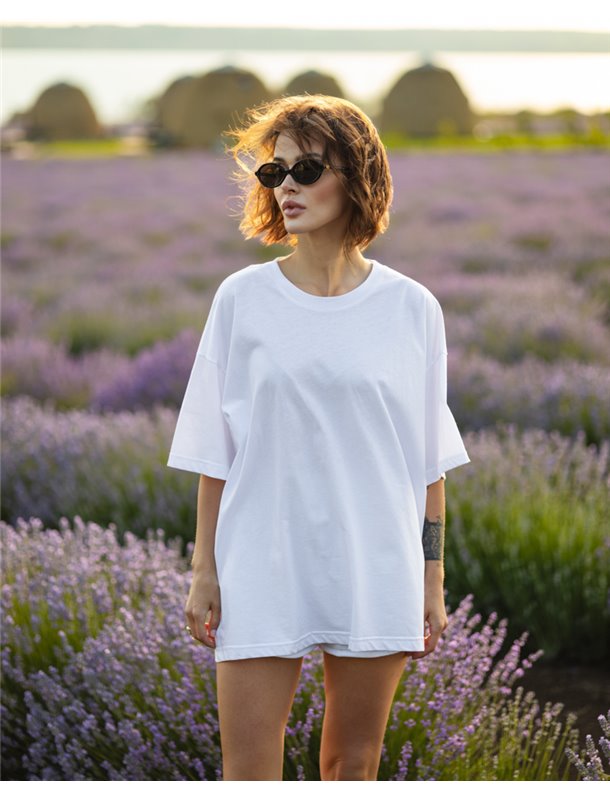 Футболка "Casual" тканина кулір Білий 4887 QC фото - Luxbikini