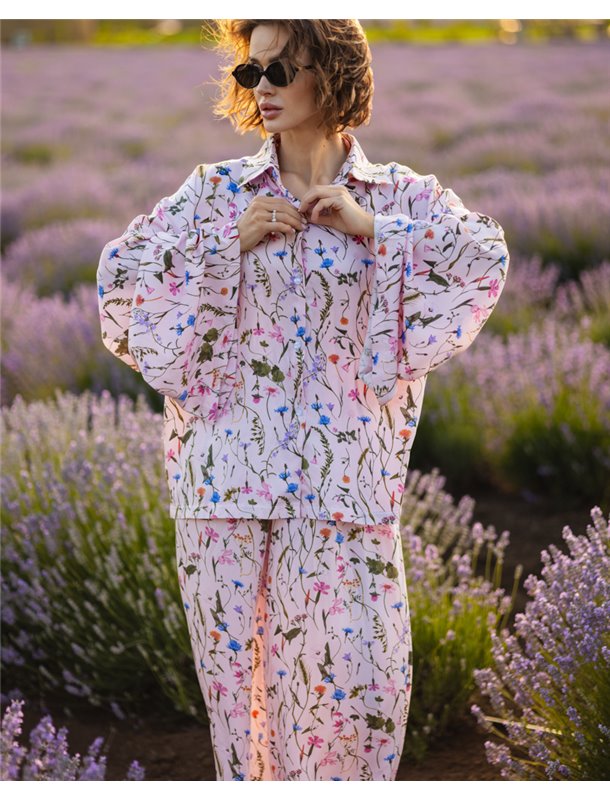 Жіночий костюм "Fiorella" тканина полірована бавовна 4845 QC фото - Luxbikini