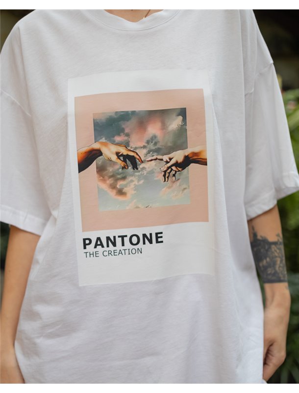 Футболка "Mood" тканина кулір Білий 4808 QC фото - Luxbikini