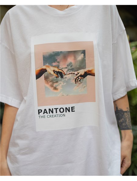 Футболка "Mood" тканина кулір Білий 4808 QC фото - Luxbikini