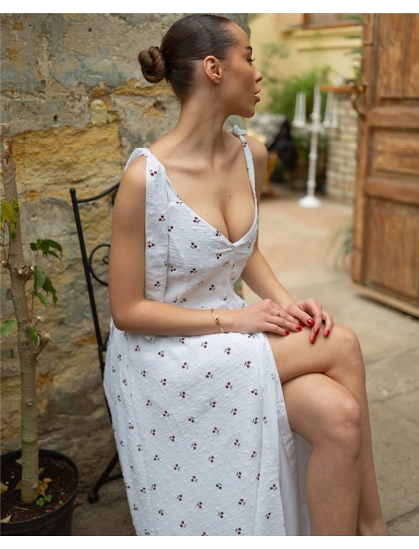 Сукня "Katrina" тканина батист Вишні 4787 QC фото - Luxbikini