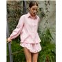 Жіночий костюм "Paula" тканина бебі котон Рожевий 4781 QC фото - Luxbikini