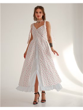 Сукня "Katrina" тканина батист Серця 4754 QC фото - Luxbikini