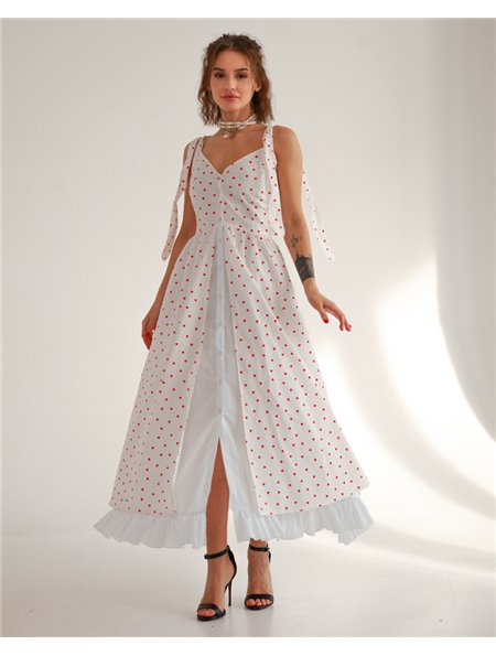 Сукня "Katrina" тканина батист Серця 4755 QC фото - Luxbikini