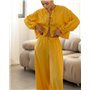 Домашній костюм "Frida" шовк віскоза Жовтий 4687 QC фото - Luxbikini