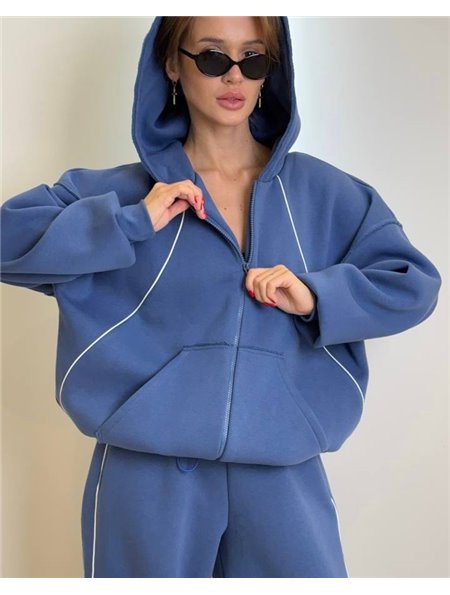 Спортивний костюм-двійка "Палаван" (кофта+штани) Джинс 4660 QC фото - Luxbikini