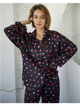 Піжама "Amore" тканина сатин 4623 QC фото - Luxbikini