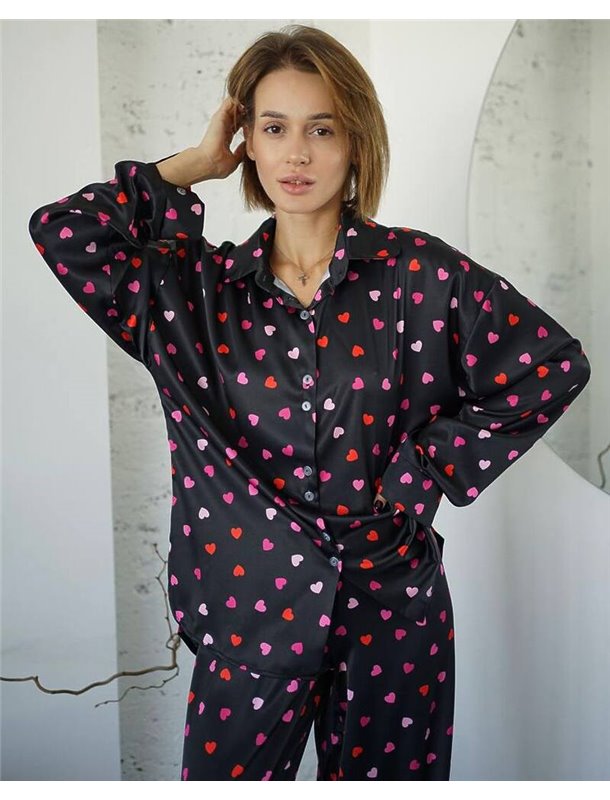 Піжама "Amore" тканина сатин 4623 QC фото - Luxbikini