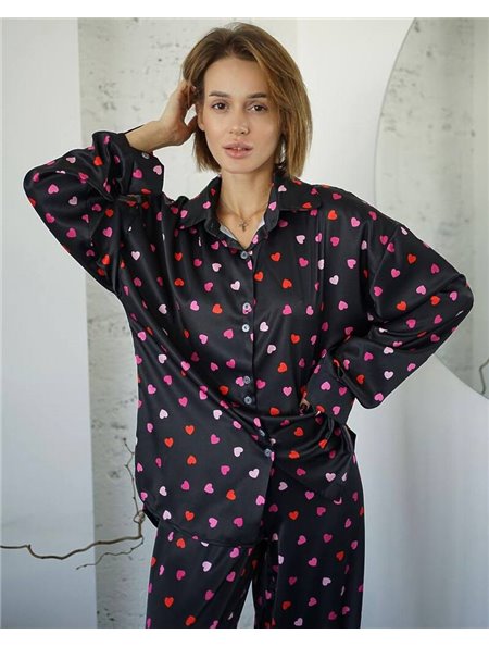 Піжама "Amore" тканина сатин 4623 QC фото - Luxbikini